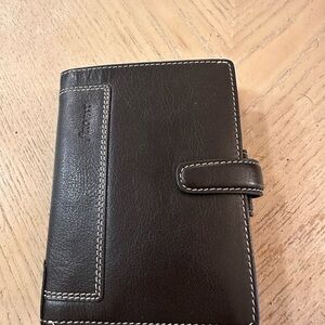 Filofax Holborn Deep Brown Leather Organizer